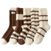 One-piece consignment of Merrad Australian fleece socks, women's fleece thickened mid-calf socks, autumn and winter sleep socks, winter warmth coral fleece long socks Item Picture